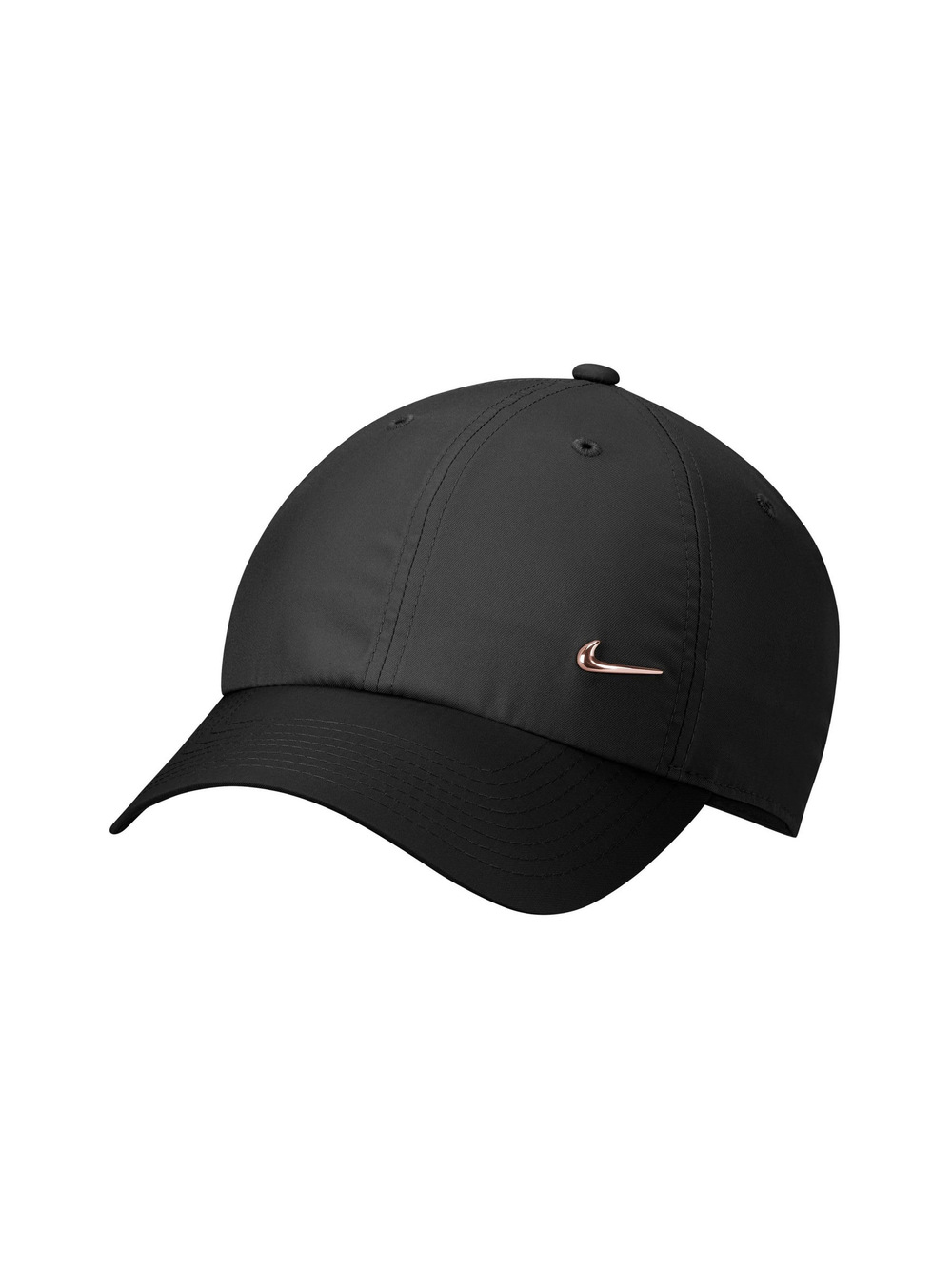 Unisex Adult Dri-FIT Club Unstructured Metal Swoosh | Black, Rose Gold | Size L